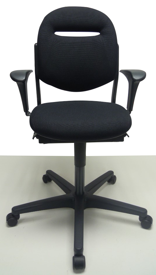 Bureaustoel Ahrend 220 zwart nieuwe stof