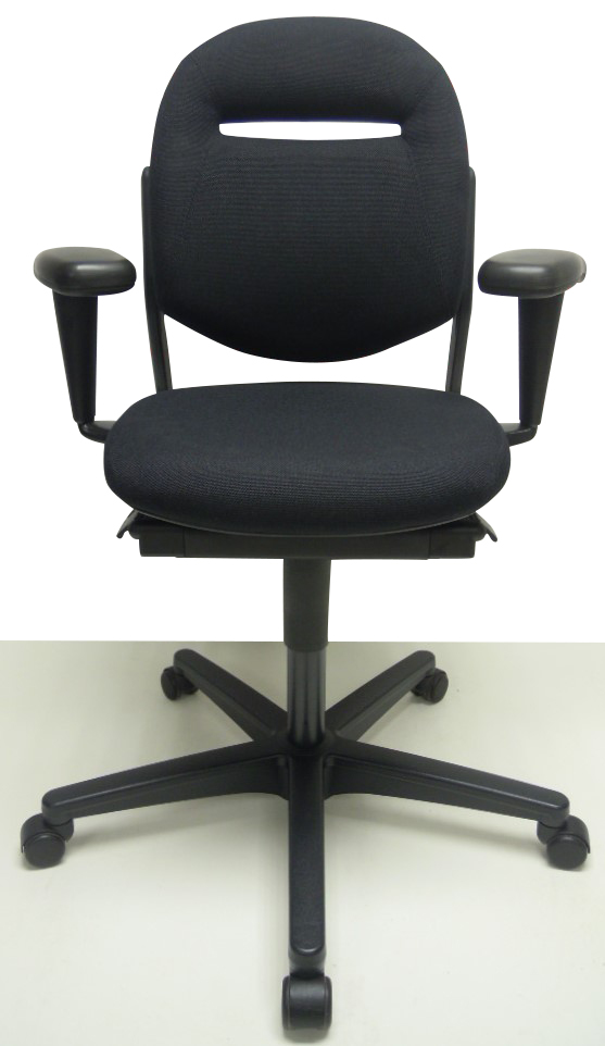Bureaustoel Ahrend 220 zwart nieuwe stof