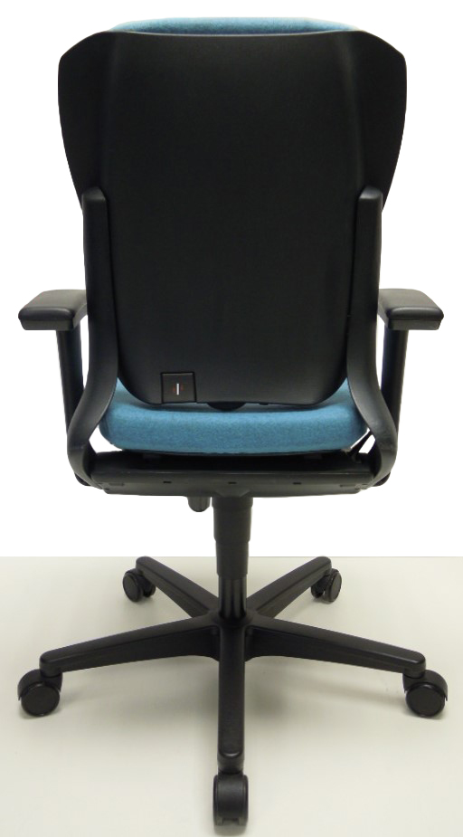 Bureaustoel Ahrend 230 extra hoge rug licht blauw