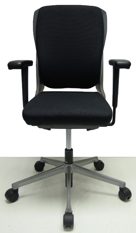 Bureaustoel Ahrend 230 extra hoge rug nieuwe stof zwart
