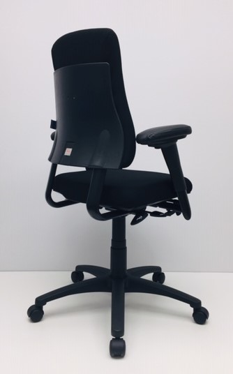 Bureaustoel BMA Axia Pro extra hoge rug zwart nieuwe stof