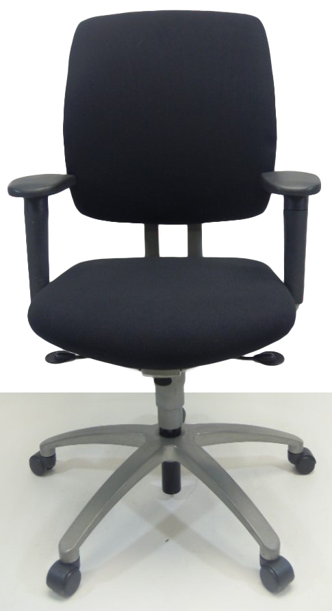 Bureaustoel Drabert Entrada zwart nieuwe stof