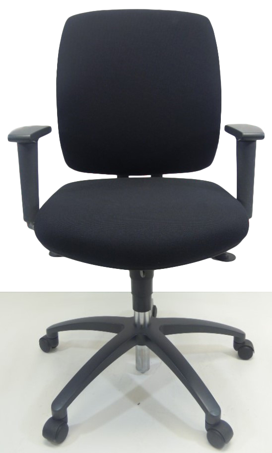 Bureaustoel Drabert Entrada nieuw stof onderstel zwart