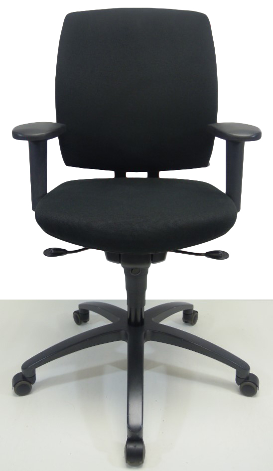 Bureaustoel Drabert Entrada zwart nieuwe stof