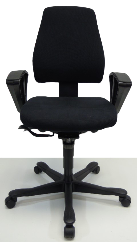 Bureaustoel Kinnarps 6000 zwart nieuwe stof