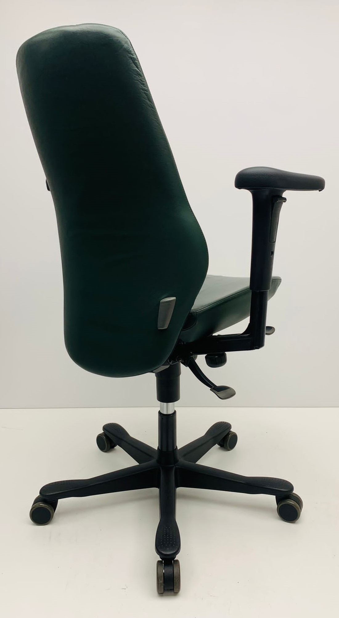 Bureaustoel Kinnarps 6000 Freefloat groen leder