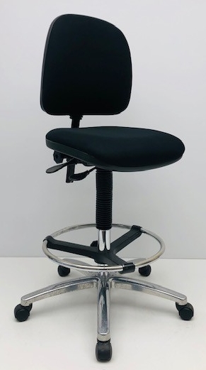 Kassastoel Score zwart nieuwe stof