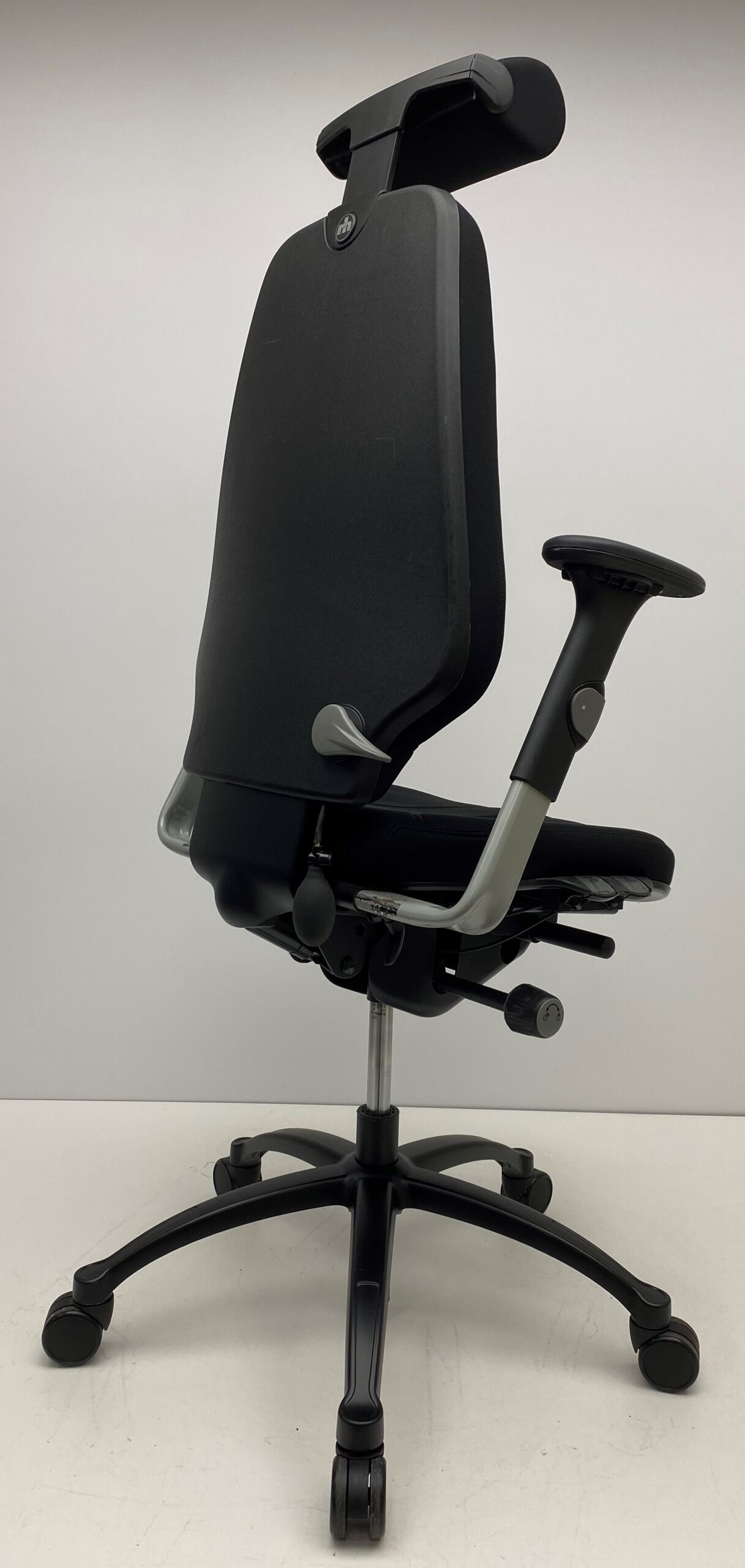 Bureaustoel RH Logic 400 zwart nieuwe stof