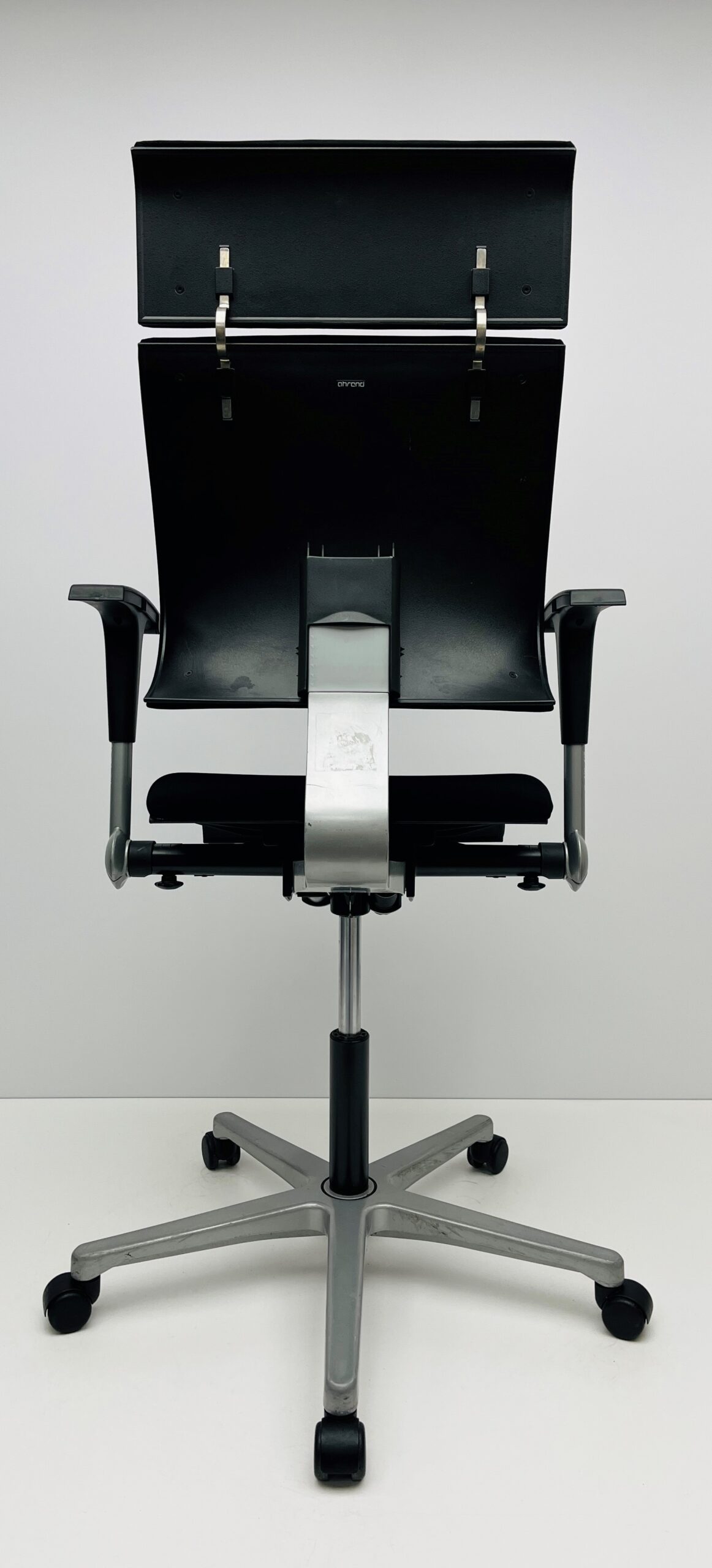 Bureaustoel Ahrend 240 hoofdsteun zwart nieuwe stof