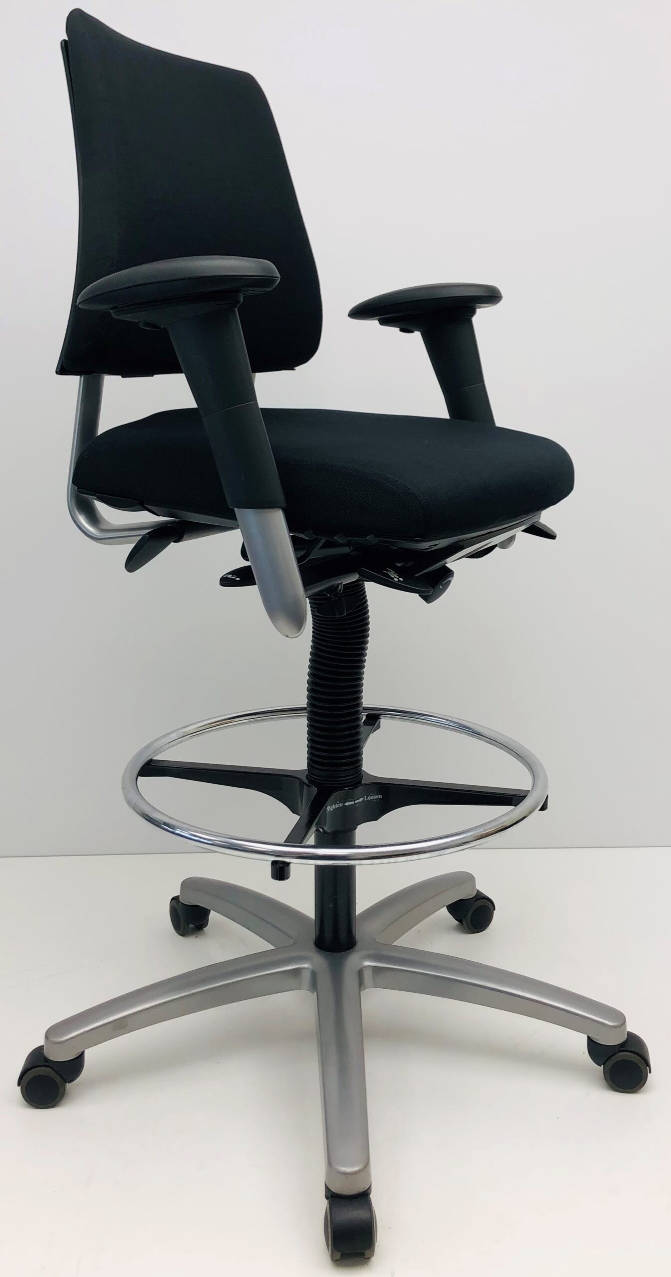 Loketstoel, kassastoel BMA Pro middelhoge rug nieuwe stof