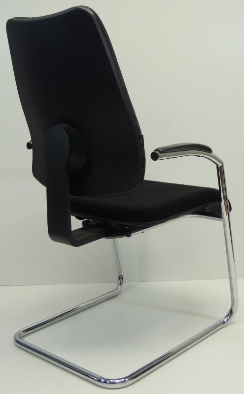 Vergaderstoel bezoekersstoel Beta zwart