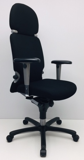 Bureaustoel Comforto 77 met hoofdsteun nieuwe stof