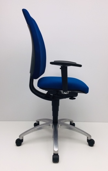 Bureaustoel Drabert Entrada hoge rug blauw