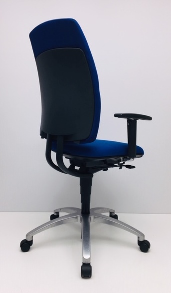 Bureaustoel Drabert Entrada hoge rug blauw