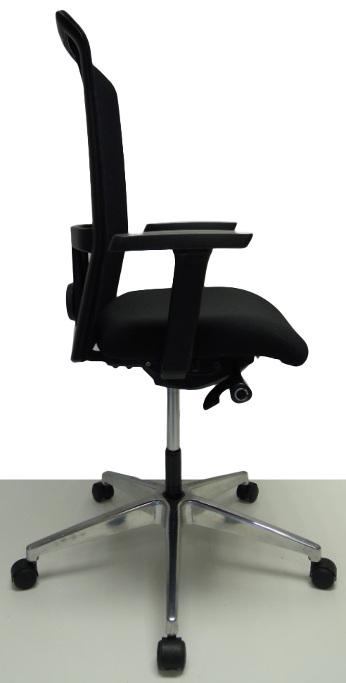 Bureaustoel Interstuhl Prosedia Se7en zwart netrug