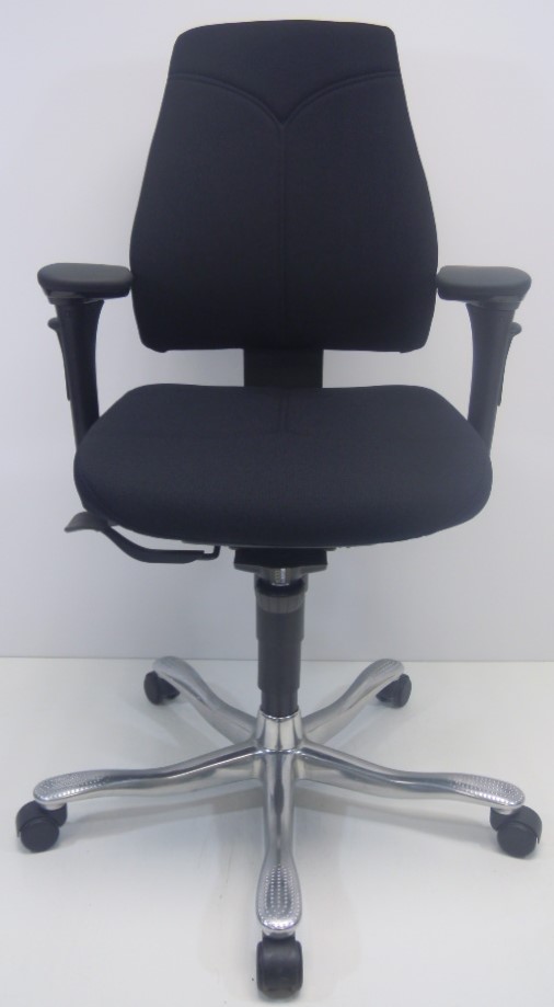 Bureaustoel Kinnarps 6000 Freefloat zwart nieuwe stof