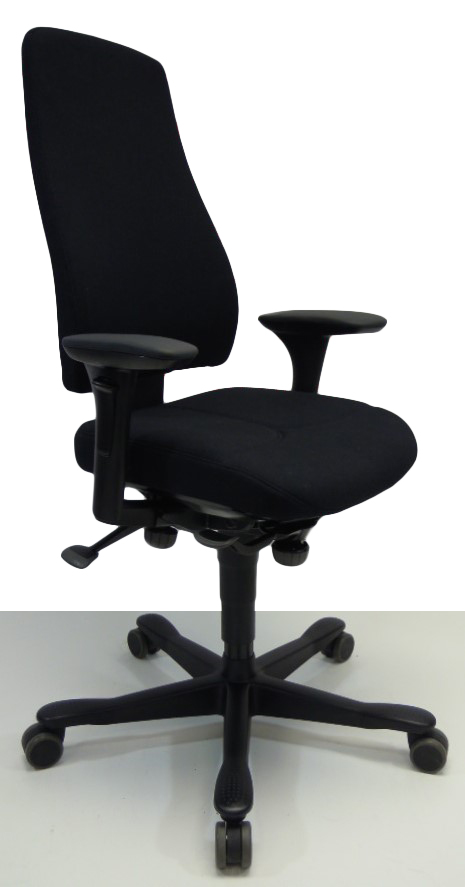 Bureaustoel Kinnarps 6000 extra hoge rug nieuwe stof