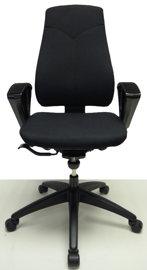 Bureaustoel Kinnarps 6000 Freefloat zwart nieuwe stof