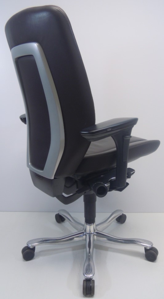 Bureaustoel Kinnarps 9000 bruin leder