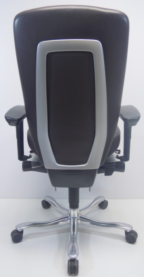 Bureaustoel Kinnarps 9000 bruin leder