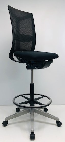 Kassastoel, Loketstoel Bureaustoel Comforto DX88 zwart nieuwe stof