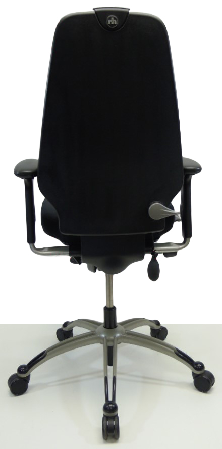 Bureaustoel RH Logic 400 zwart nieuwe stof
