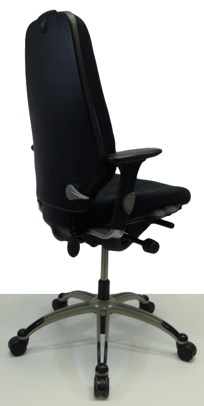 Bureaustoel RH Logic 400 zwart nieuwe stof
