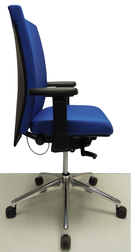 Bureaustoel Sitlife Salina blauw