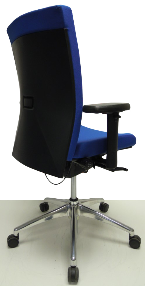 Bureaustoel Sitlife Salina blauw