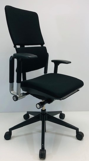 Bureaustoel Steelcase Please zwart nieuw stof