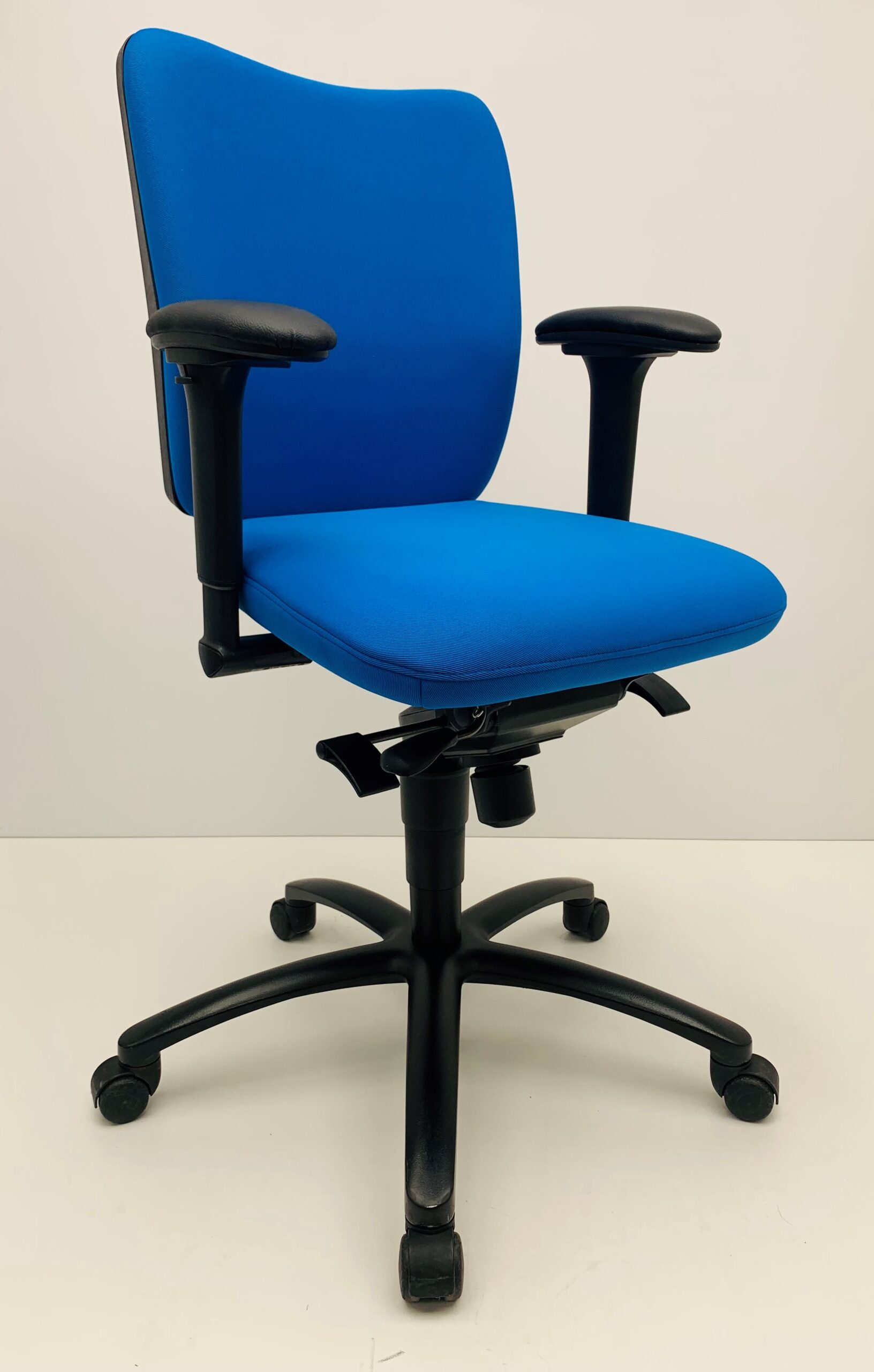 Bureaustoel Viasit Innova blauw nieuwe stof