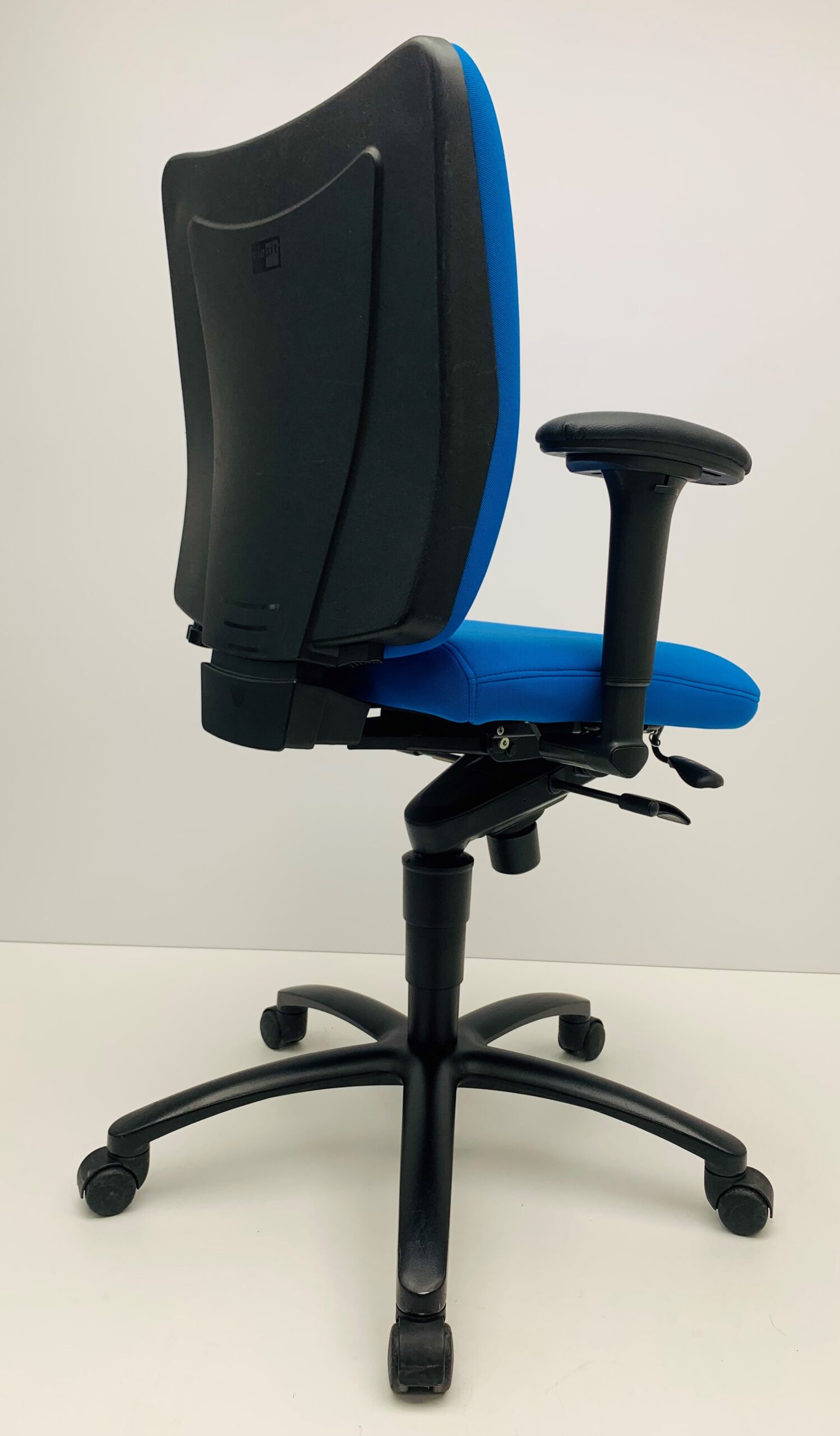 Bureaustoel Viasit Innova blauw nieuwe stof