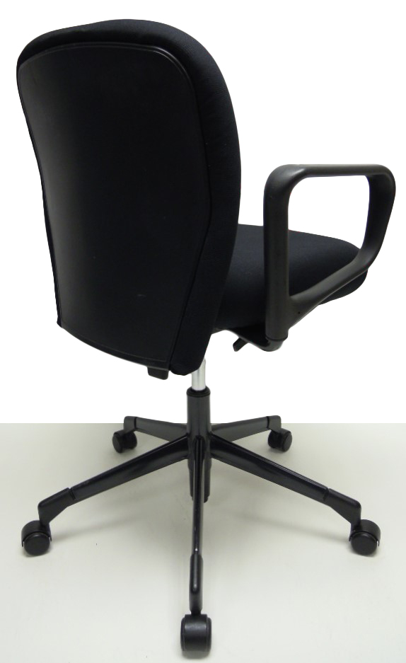 Bureaustoel Vitra Axion zwart nieuwe stof