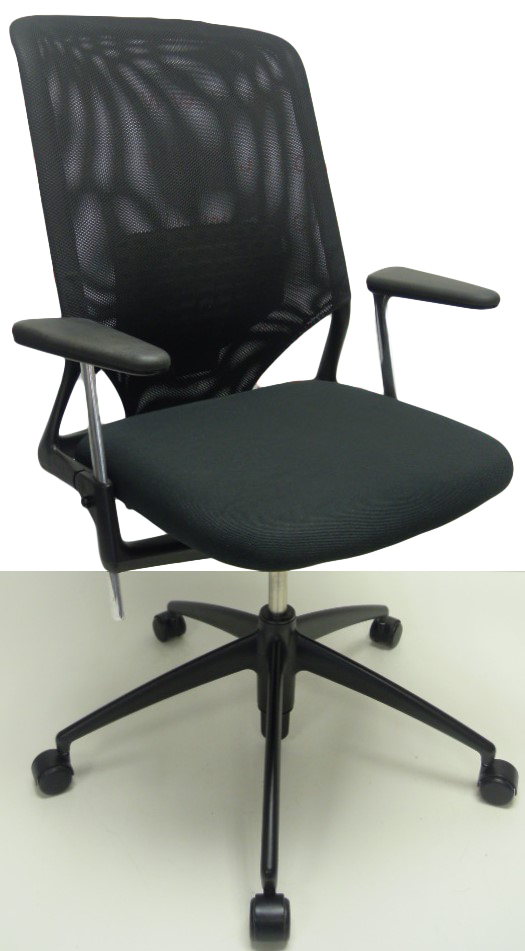 Bureaustoel Vitra Meda 2 zwart