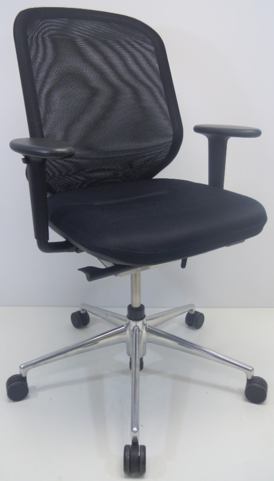 Bureaustoel Vitra MedaPal zwart