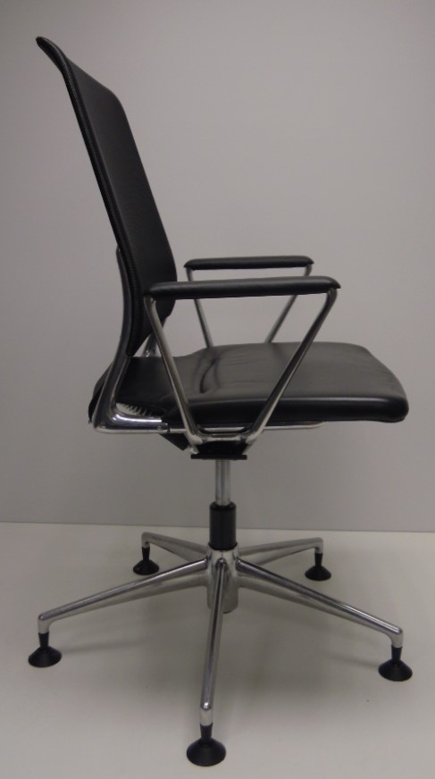 Vergaderstoel Vitra Meda leder