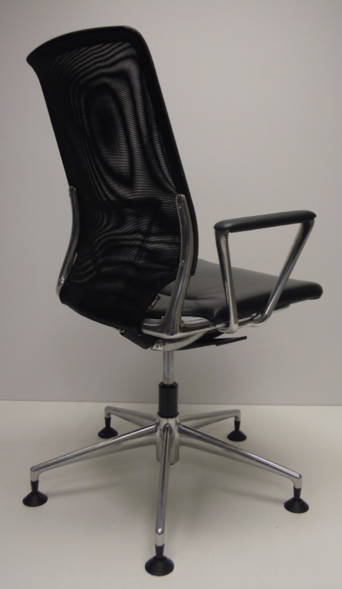 Vergaderstoel Vitra Meda leder