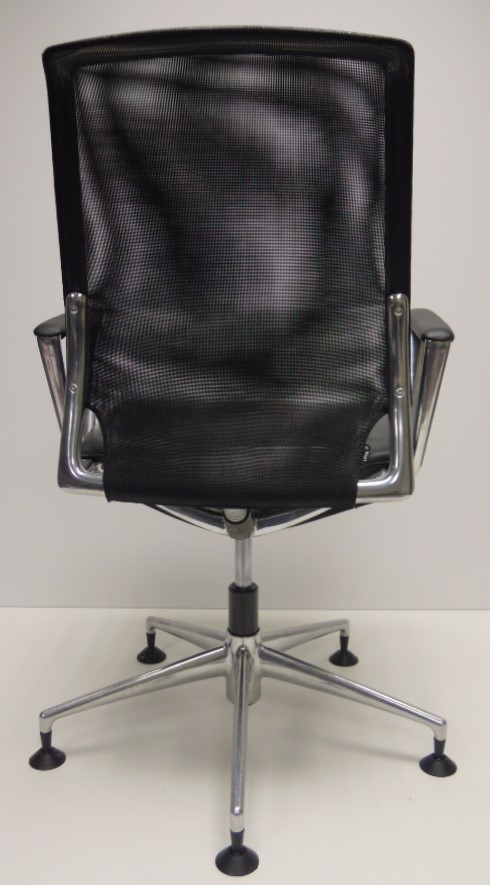 Vergaderstoel Vitra Meda leder