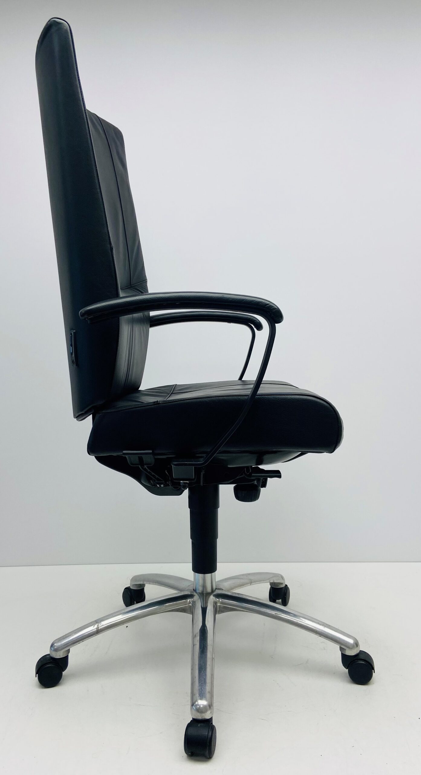 Bureaustoel Kinnarps Kapton zwart leder