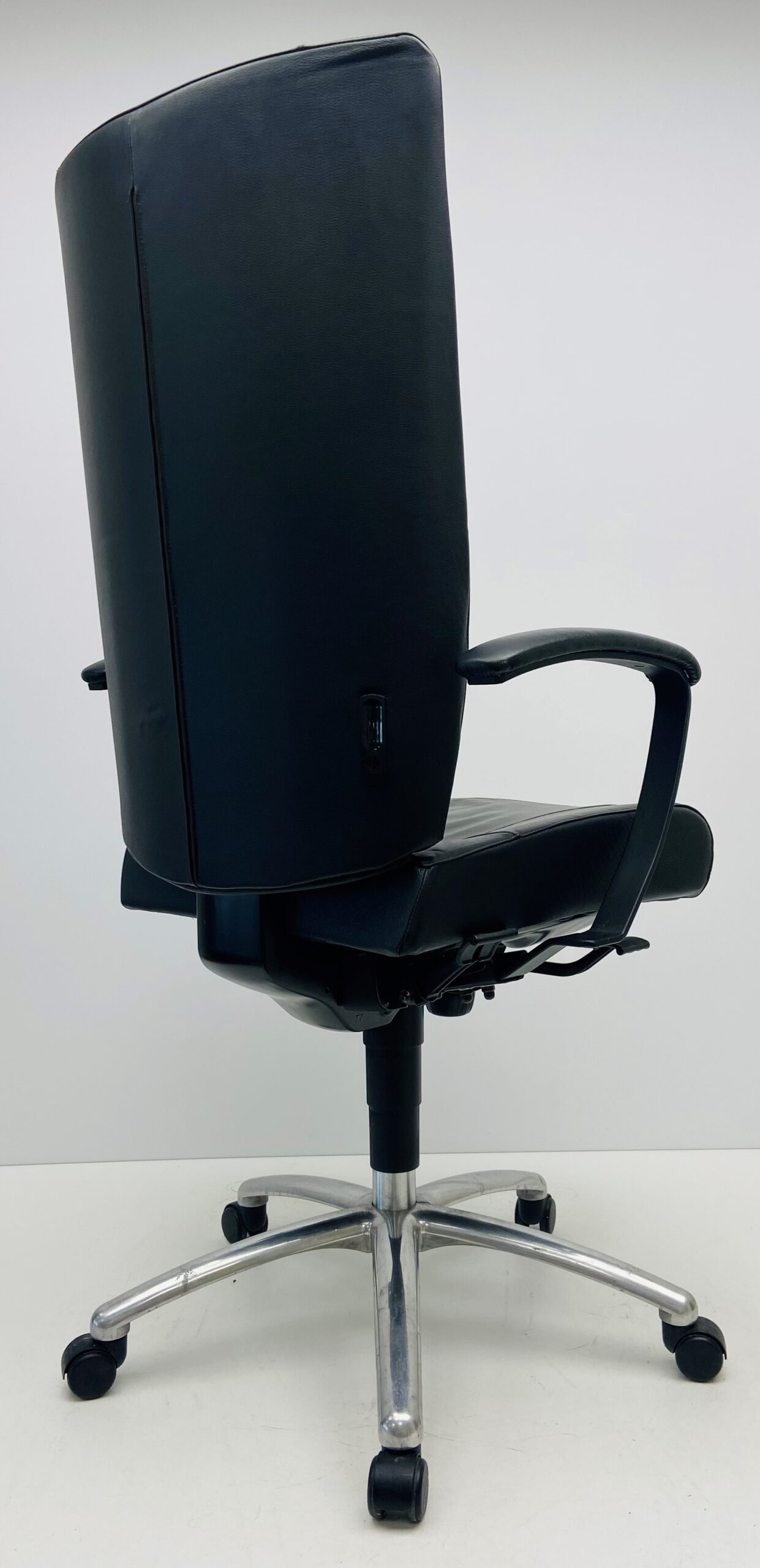 Bureaustoel Kinnarps Kapton zwart leder