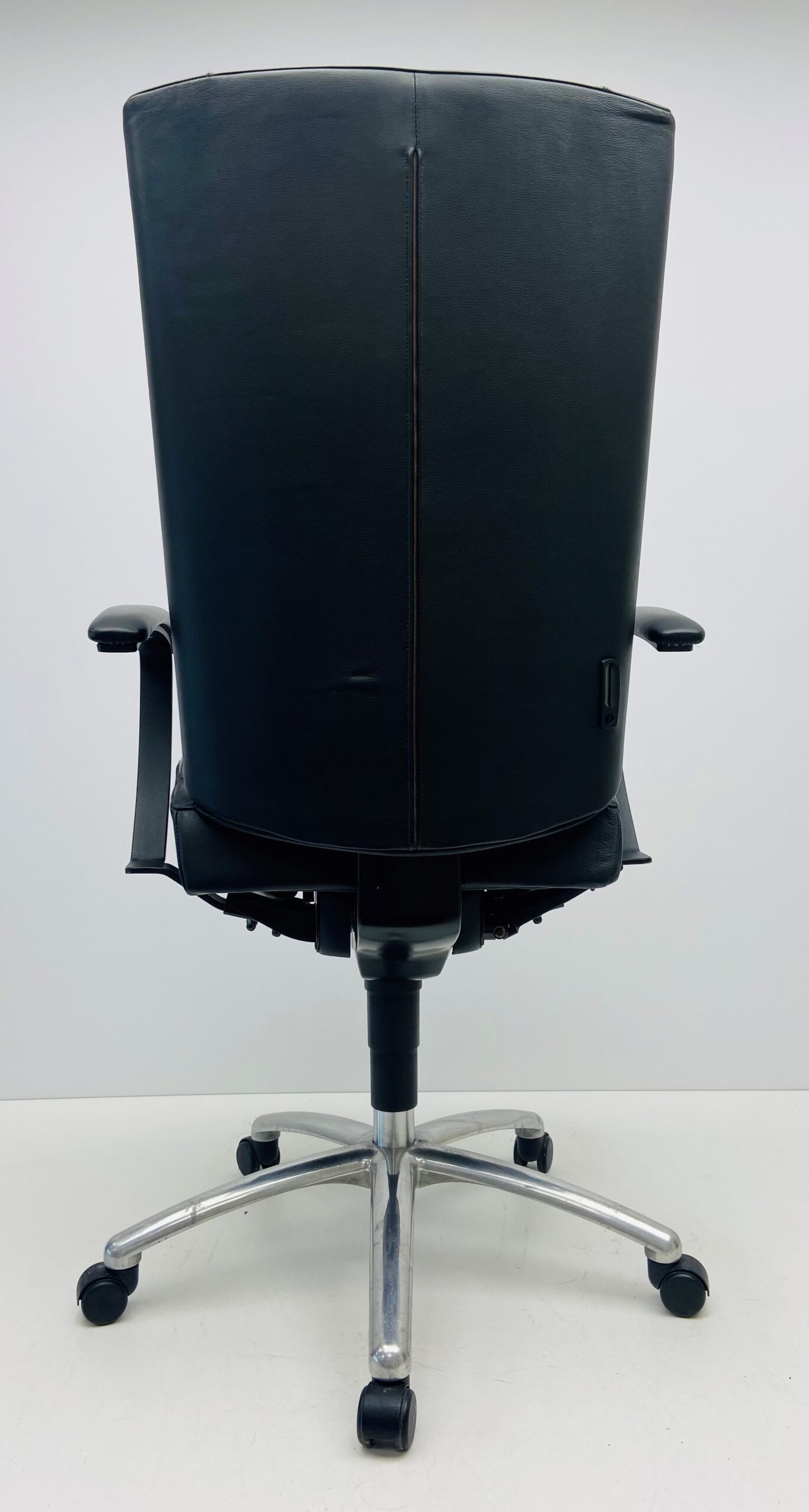 Bureaustoel Kinnarps Kapton zwart leder