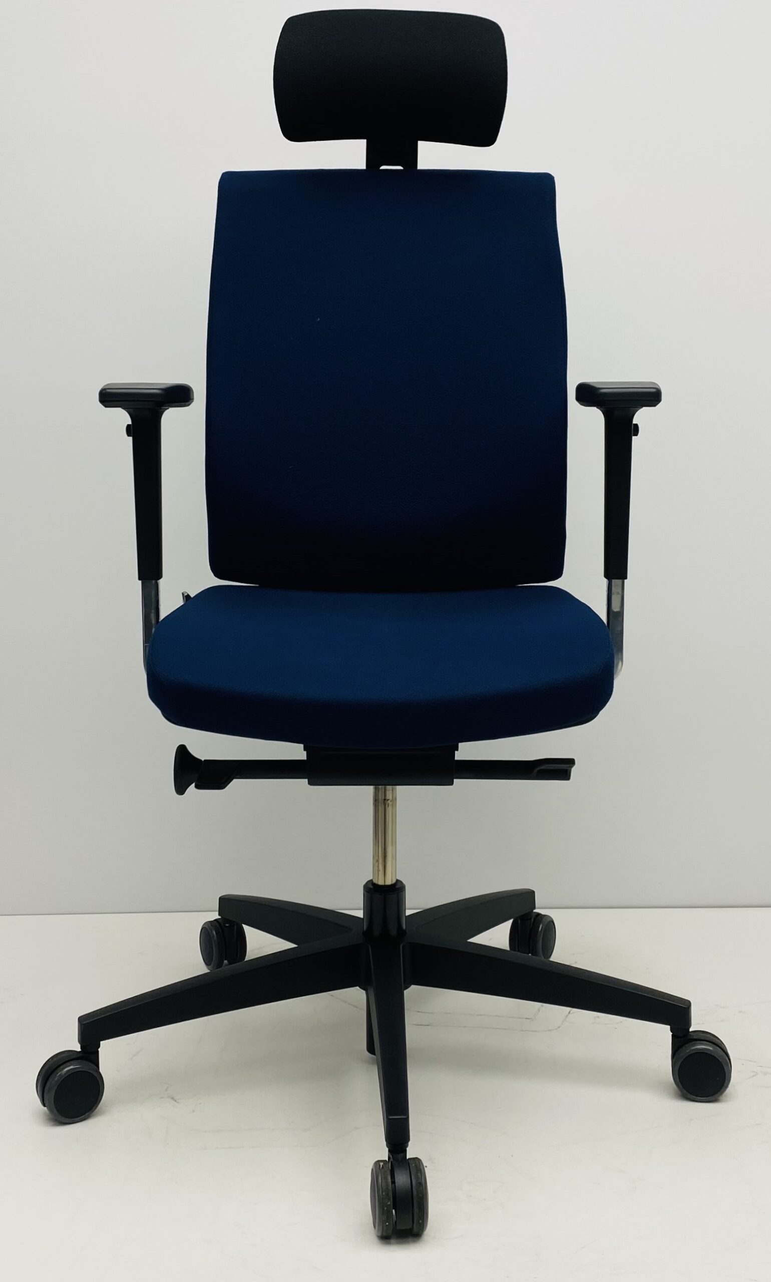 Bureaustoel Osmoz met hoofdsteun donkerblauw