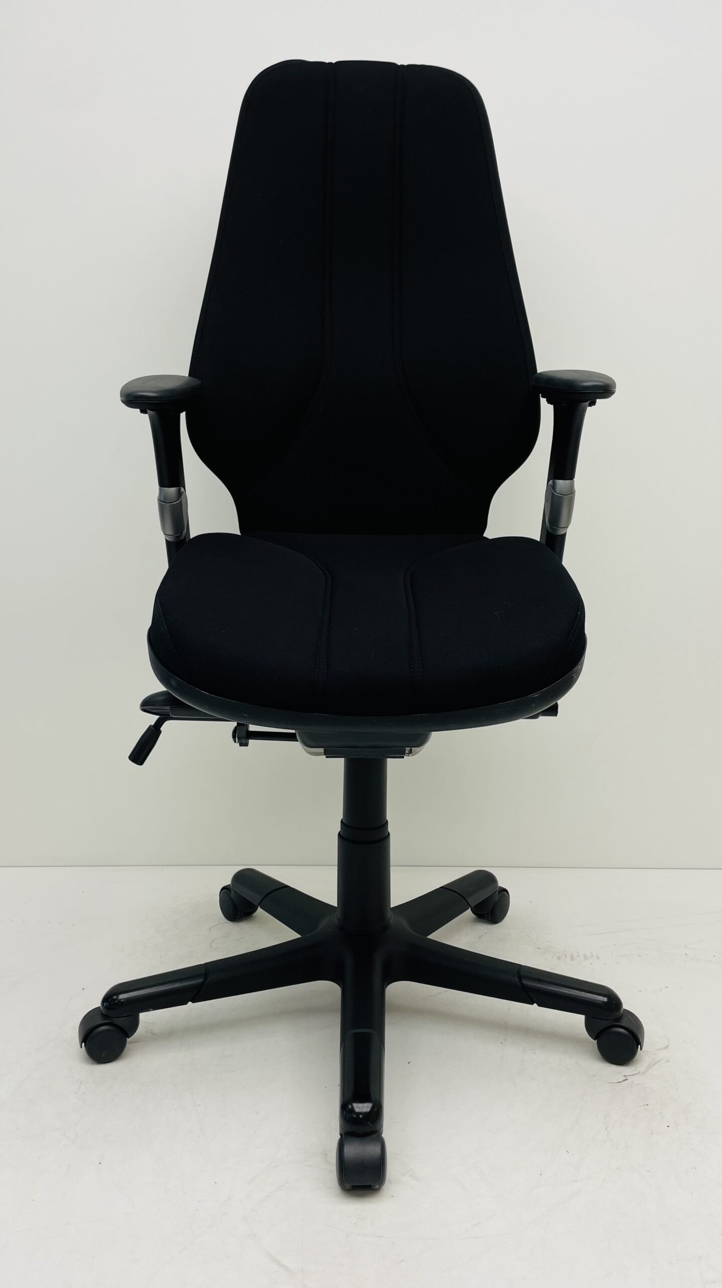 Bureaustoel RH Logic 4 zwart nieuwe stof